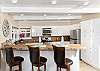 kitchen counter/sitting area