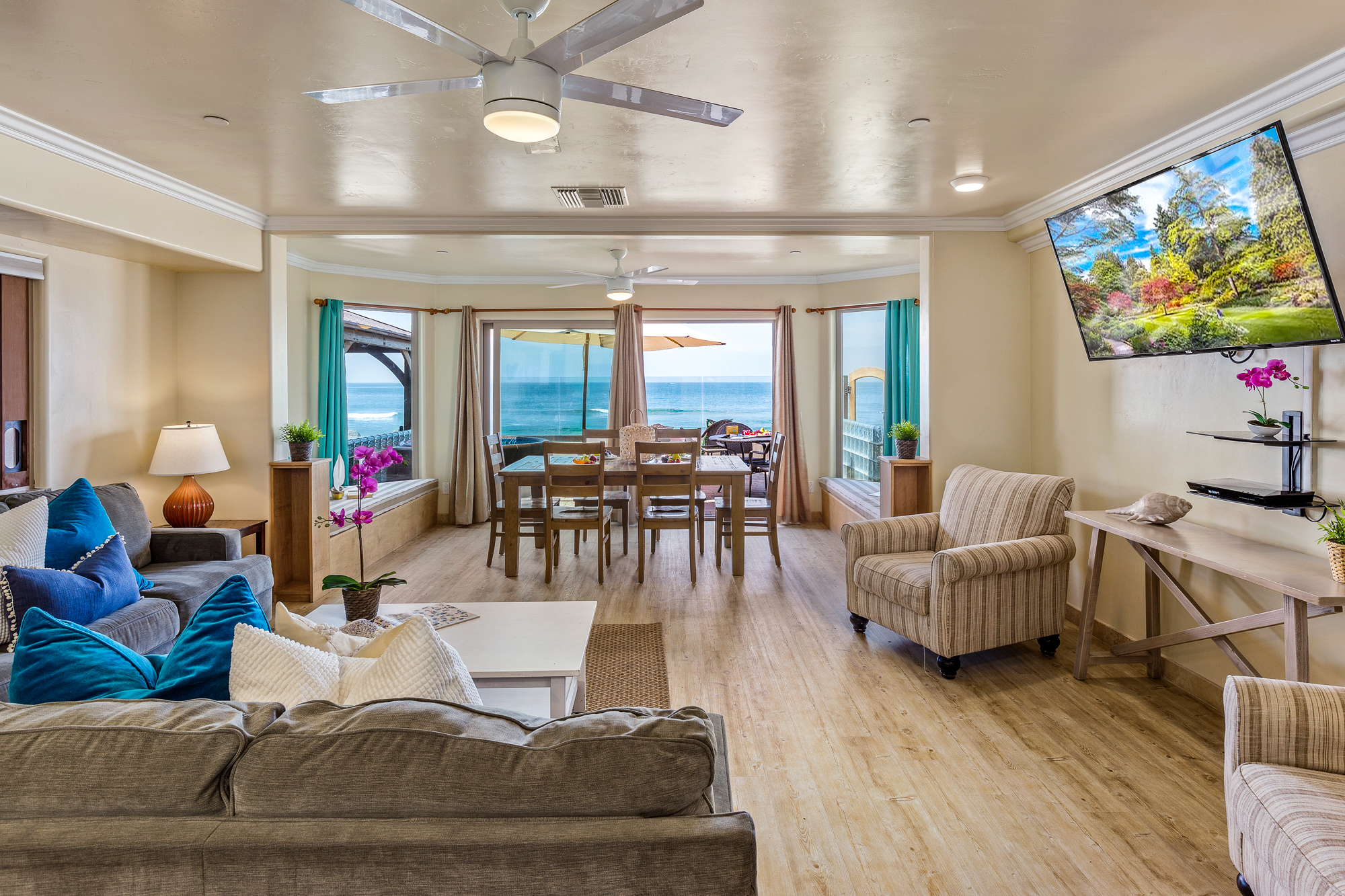 Pet Friendly 3 BR Oceanfront Condo Beachfront Only Vacation Rentals