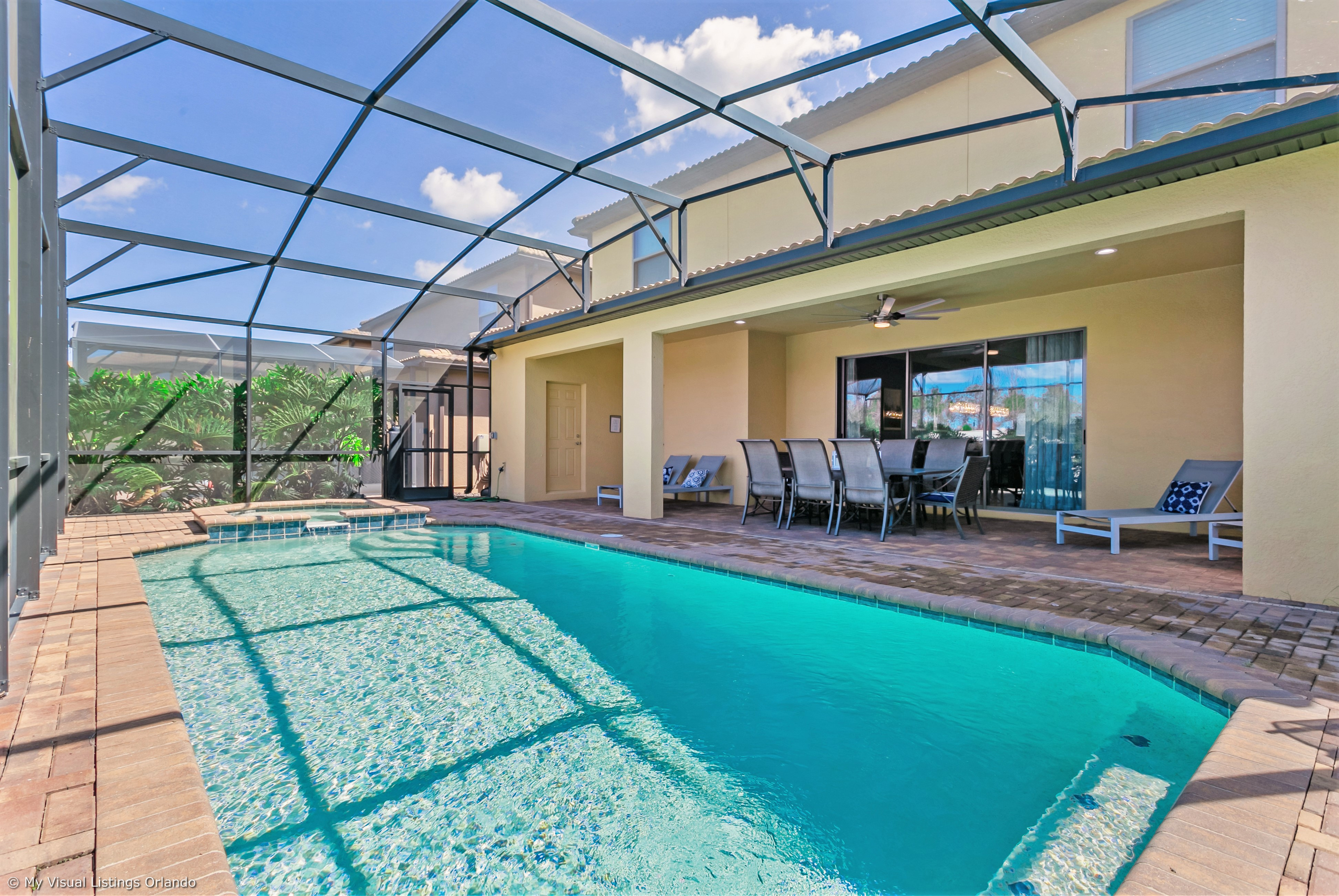 View 4 of luxurious pool and spa