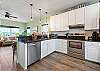 Well equipped kitchen with SS appliances and high end cabinetry