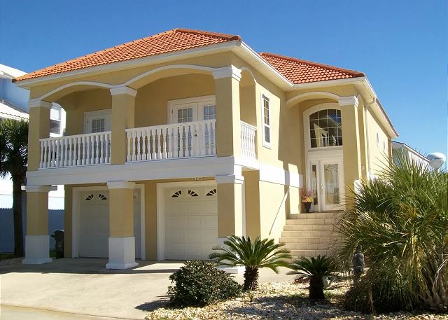 The front of the house