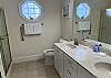 Second full bath with ual sinks