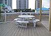 Dining outdoors!