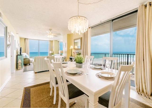 Open and airy with gorgeous Gulf views from 2 sides