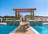 The beautiful pool and walkway to the beach