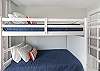 Bunks with trundle on the bottom sleeps 3