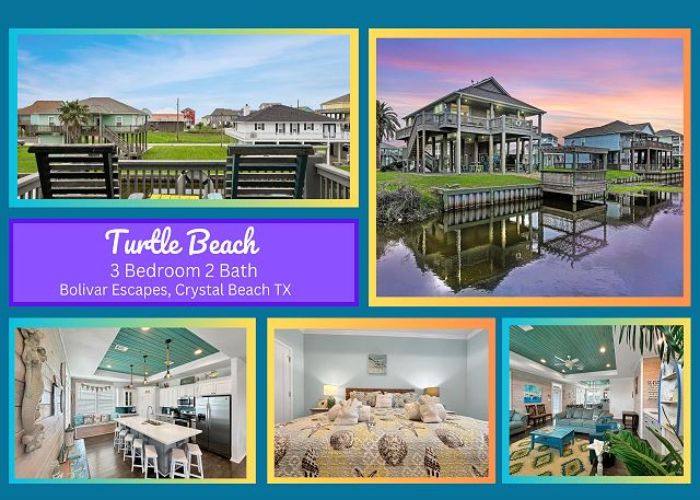 Turtle Beach- a 3 bedroom 2 bath home that sleeps 13.