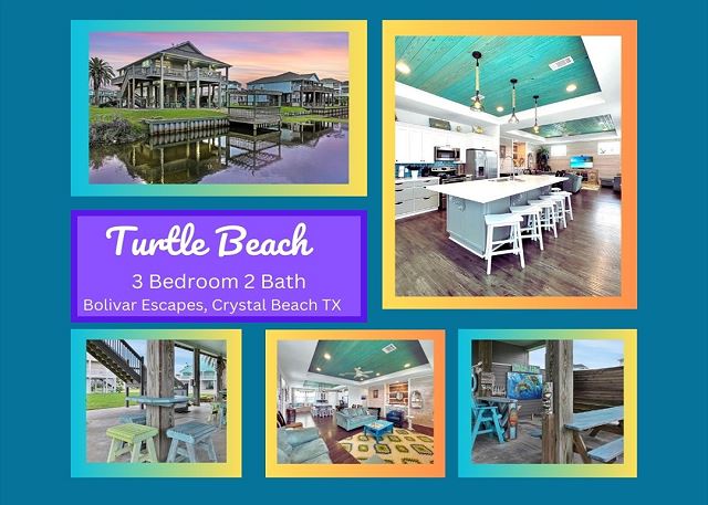 Turtle Beach- a 3 bedroom 2 bath home that sleeps 13.