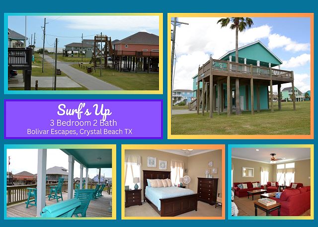 Surf's Up -  Beachside- 3 bedroom 2 bath home that sleeps 12.
