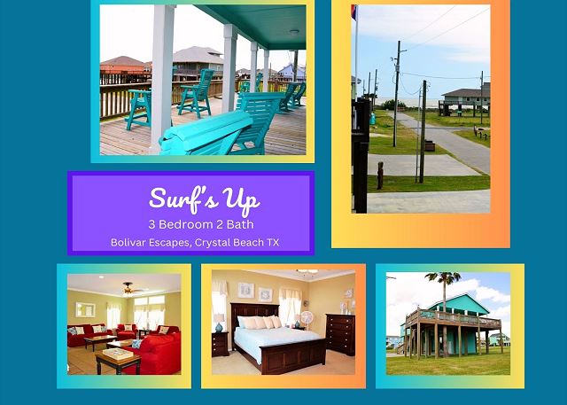 Surf's Up -  Beachside- 3 bedroom 2 bath home that sleeps 12.