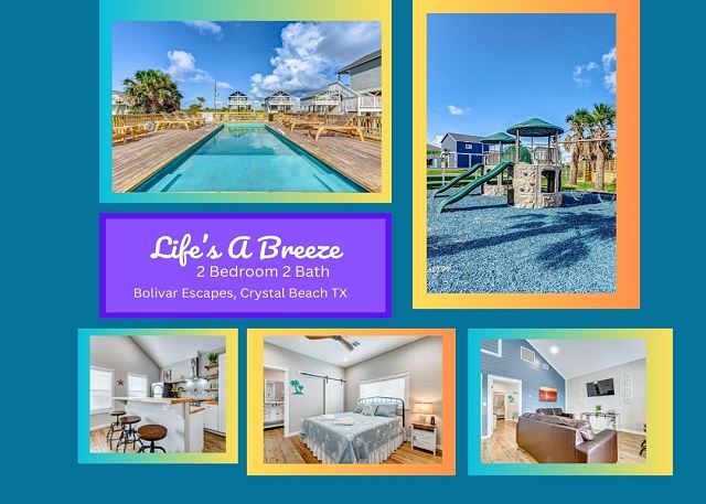 Life's a Beach -Community Pool - 2 bedroom + loft, 2 bath home sleeps 8.