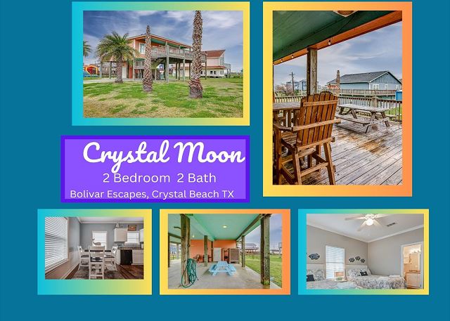 Crystal Moon - a 2 bedroom 2 bath home that sleeps 8.