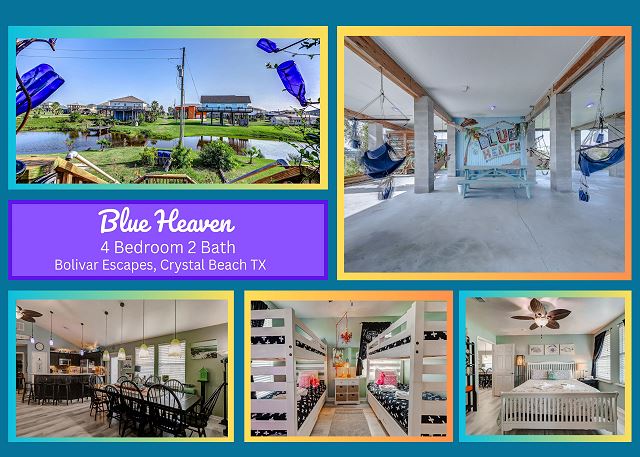 Blue Heaven -  First Responders discount-  4 bedroom, 2 bath, sleeps 15.