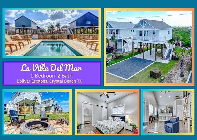 La Villa del Mar-Community Pool-2 bedroom plus loft, 2 bath sleeps 8.