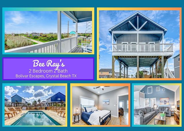 Bee Rays by the Seashore-Community Pool-2 bedroom, 2 bath home that sleeps 6.
