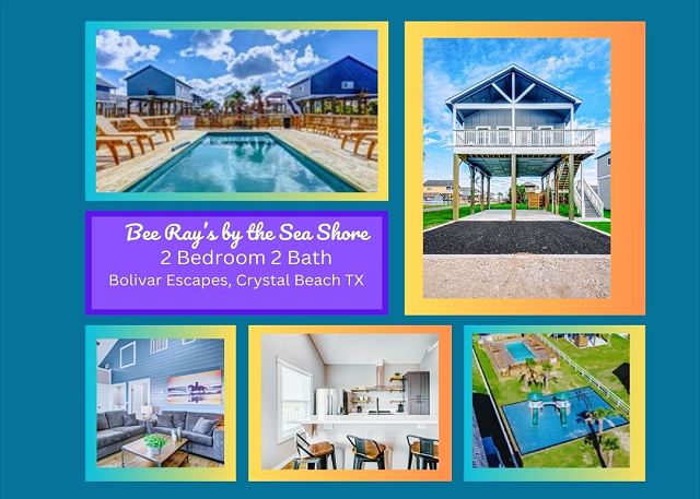 Bee Rays by the Seashore-Community Pool-2 bedroom, 2 bath home that sleeps 6.