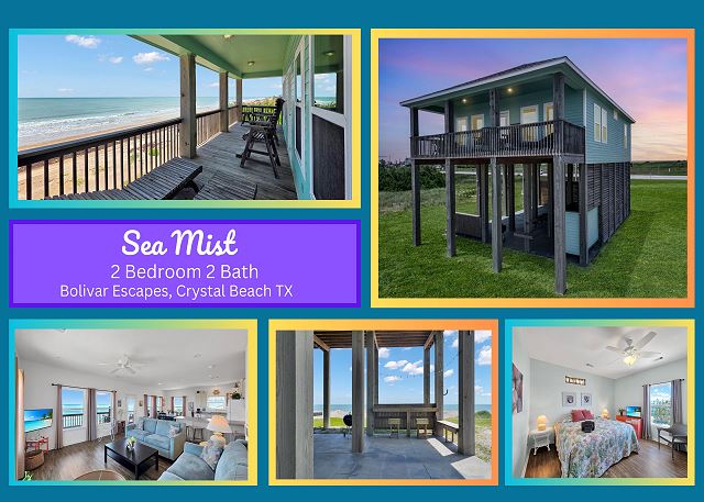 Sea Mist-Beach Front-2 bedrooms, 2 bathrooms, sleeps 6.