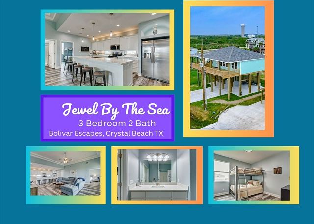 Jewel by the Sea-Newly built home- 3 bedroom, 2 bath sleeps 8