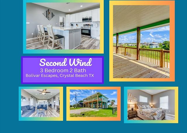 Second Wind-Pet Friendly-3 bedroom 2 bath home that sleeps 10.