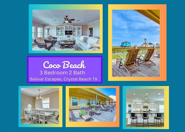 Coco Beach-Beach Front views-3 bedroom 2 bath home that sleeps 10.