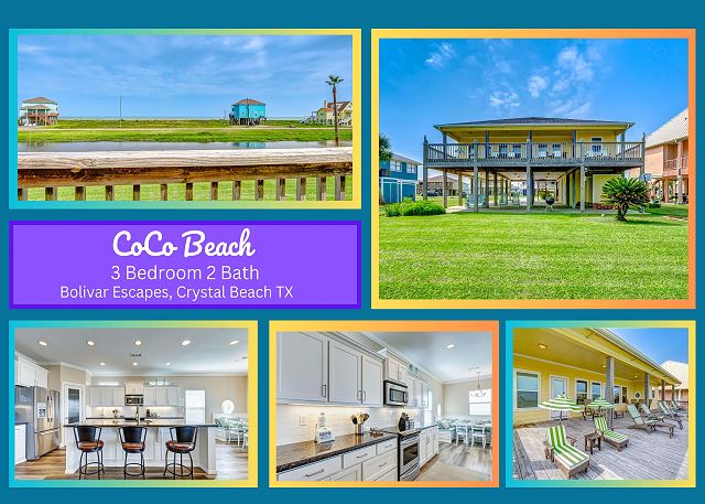 Coco Beach-Beach Front views-3 bedroom 2 bath home that sleeps 10.