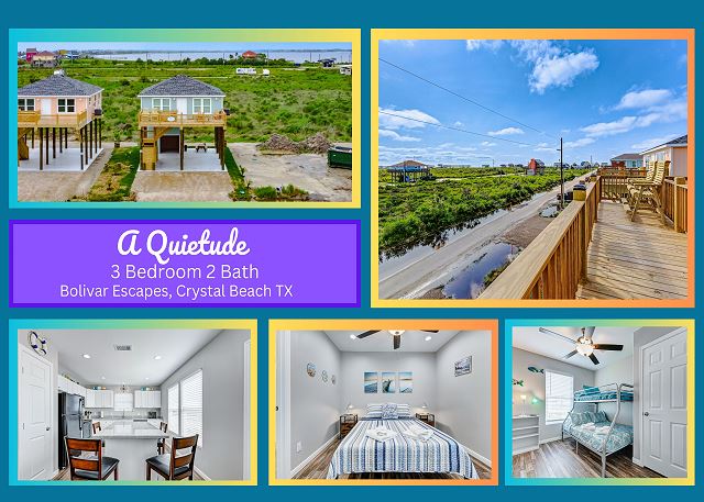 Beach front-4 bedroom 3 bath home that sleeps 17.