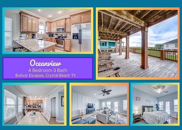 Oceanview- Beach Views-4 bedroom, 3 bath home that sleeps 14.