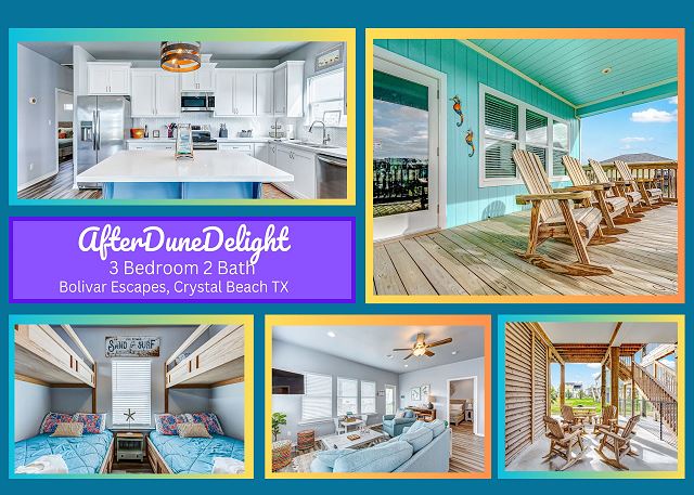 AfterDuneDelight-Fenced in yard-3 bedroom, 2 bath, sleeps 10