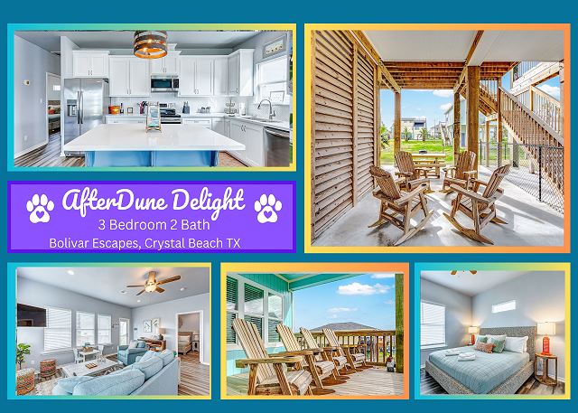 AfterDuneDelight-Fenced in yard-3 bedroom, 2 bath, sleeps 10
