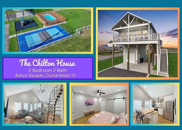 The Chilton House-Pickle Ball Court-2 bedroom plus loft, 2 bath, sleeps 7.