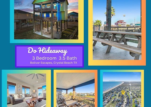 Do Hideaway House, 3 bedrooms, sleeps 8, 3.5 bathrooms, pet-friendly