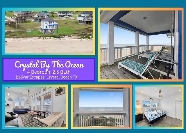 Crystal By The Ocean - Front Row 4 Bedrooms 2.5 Bath Sleeps 10