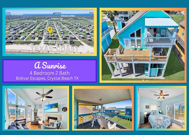 A Sunrise - Row 2 great ocean views Sleeps 13 - 4bedroom 2bath