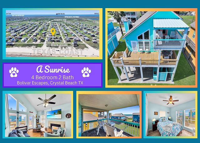 A Sunrise - Row 2 great ocean views Sleeps 13 - 4bedroom 2bath