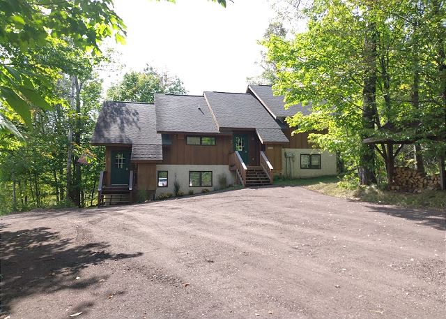 Front view from the road