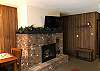 Living Room with Gas Fireplace, Wireless Internet, and Cable TV
