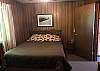 Queen Bed Room with Ceiling Fan & TV/VCR