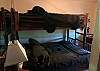 Upper Level Queen Bed with Twin Bed Bunk Bed Room with Cable TV/DVD