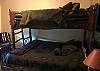 Upper Level Queen Bed with Twin Bed Bunk, Cable TV/DVD