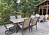 Exterior Deck with Patio Chairs, Gas Grill, and Out Door Enclosed Hot Tub (Winter Only)
