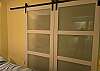 Barn door into the loft