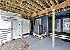 Outdoor Shower and Rear Entrance 