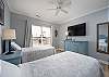 Bedroom 3 - on the upper level, on South side an/or right as you're facing the street. Has 2 twin beds
