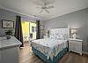 Bedroom 5 - on the upper level, on the North side and/or right as you're facing the street. Has a queen bed