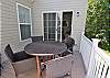 Another view of outdoor seating 
