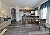 Living Room Open to Kitchen