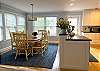 Another view of Dining and Kitchen