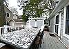 Spacious Back Deck