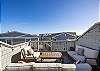 Great rooftop deck seating
