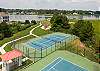 tennis courts